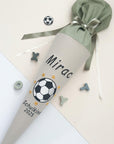 Schultüte Fussballstern Khaki