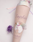 Schultüte Regenbogen Einhorn in rosa und Tüll