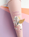 Schultüte Pegasus in Rosa