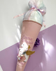 Schultüte Pegasus in Rosa