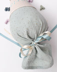Schultüte Pferd mit Blumenkranz Mint